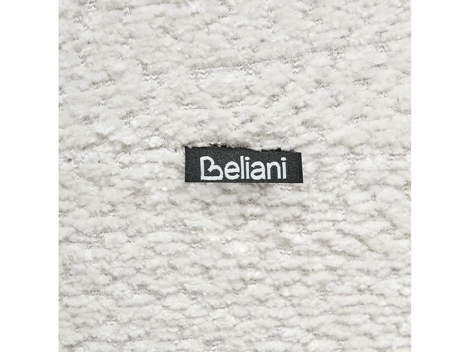 Fauteuil pivotant KUOLPA Tissu chenille Blanc cassé