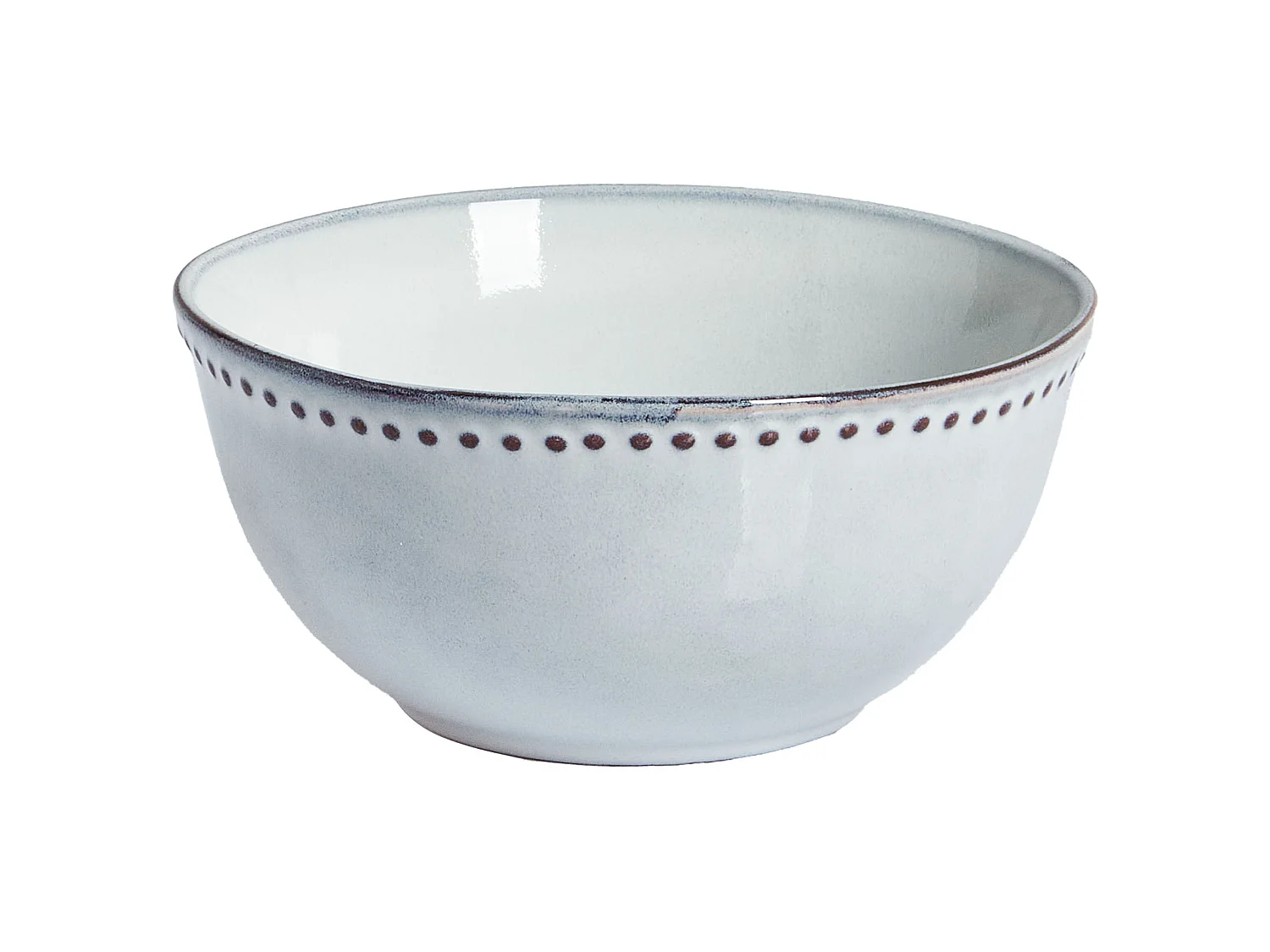 Set de 24 couverts de table CHERVIL Grès Bleu clair