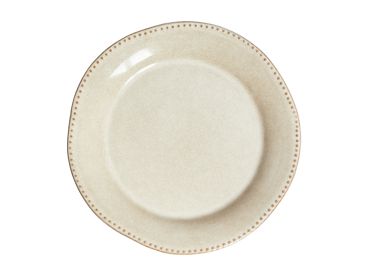 Set de 24 couverts de table CHERVIL Grès Beige clair
