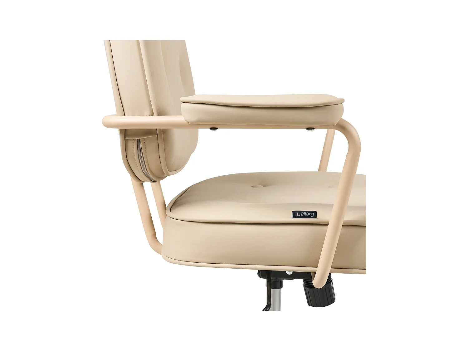 Chaise de bureau PARAMUS Cuir PU Beige