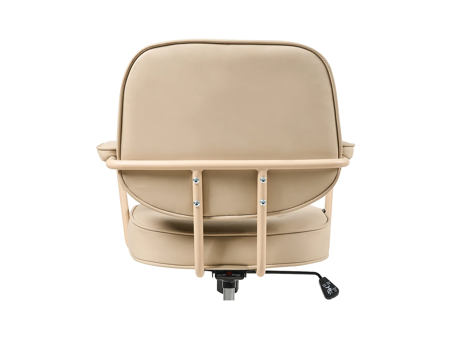 Chaise de bureau PARAMUS Cuir PU Beige