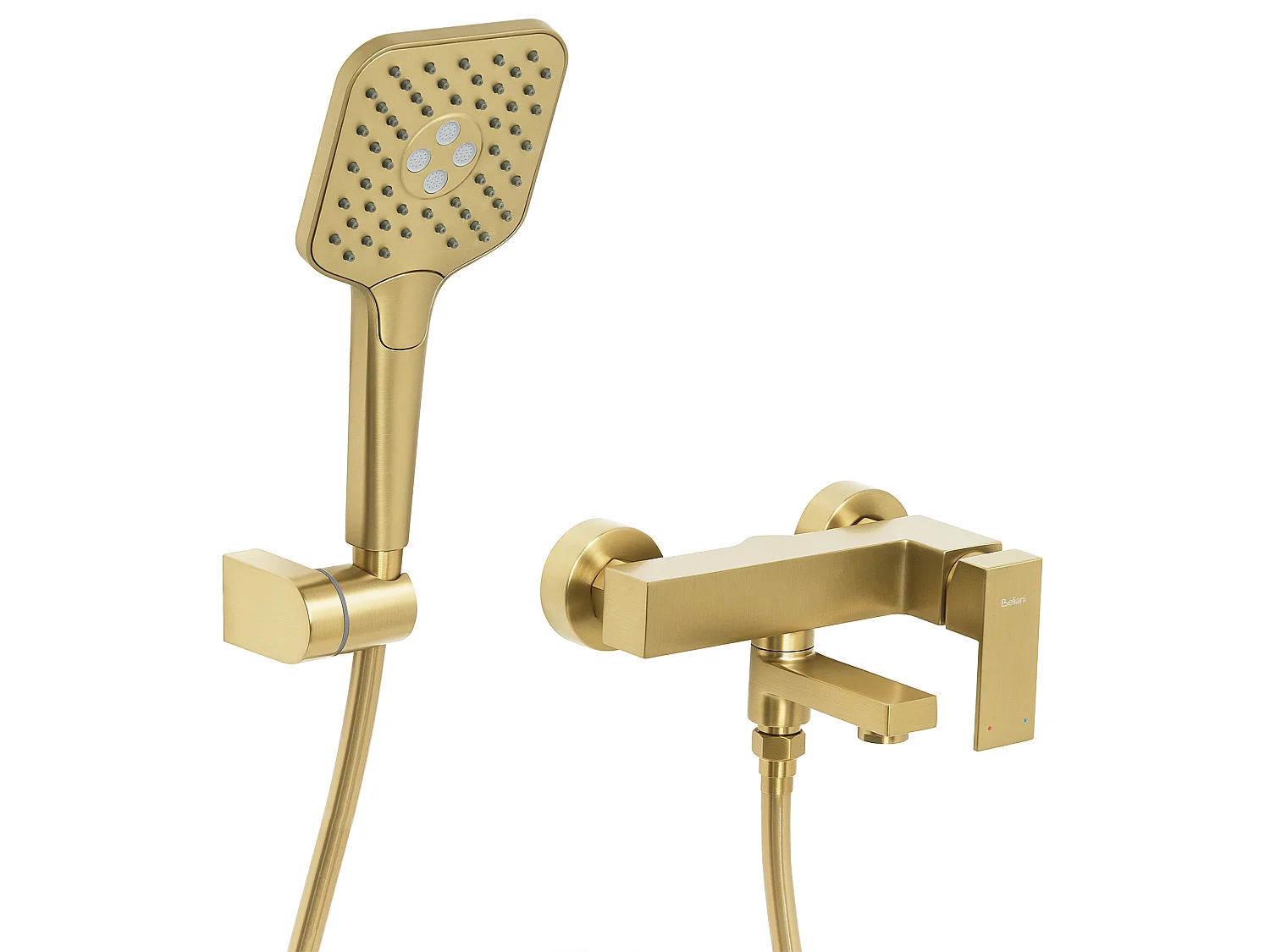 Wall Mounted Bath Shower Mixer Tap TARAPOTO Gold