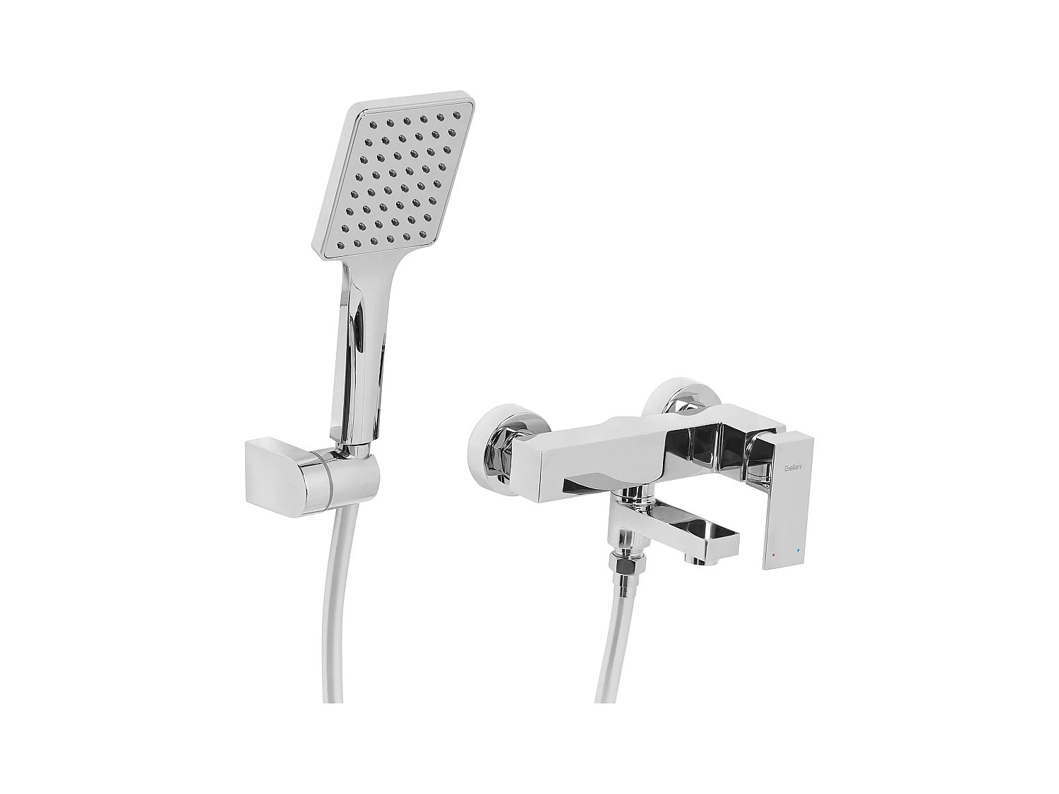 Robinet de douche mural BALNEARIO Argenté