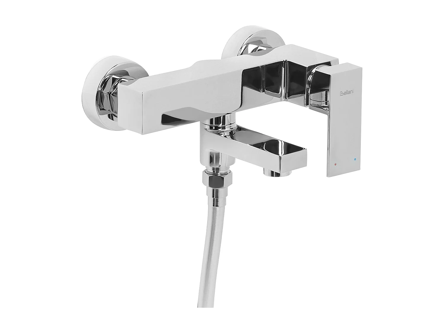 Robinet de douche mural BALNEARIO Argenté