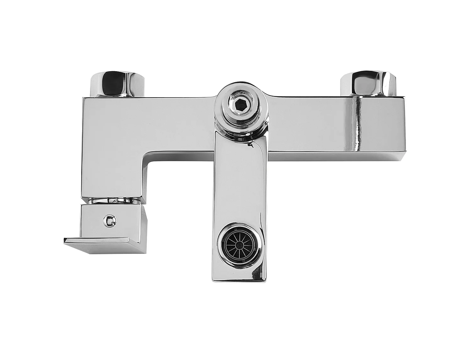 Wall Mounted Bath Shower Mixer Tap BALNEARIO Silver