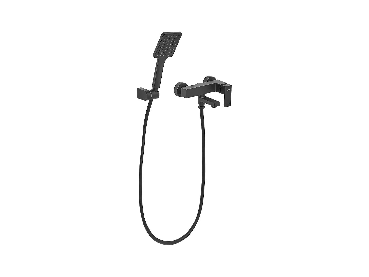 Robinet de douche mural BALNEARIO Noir