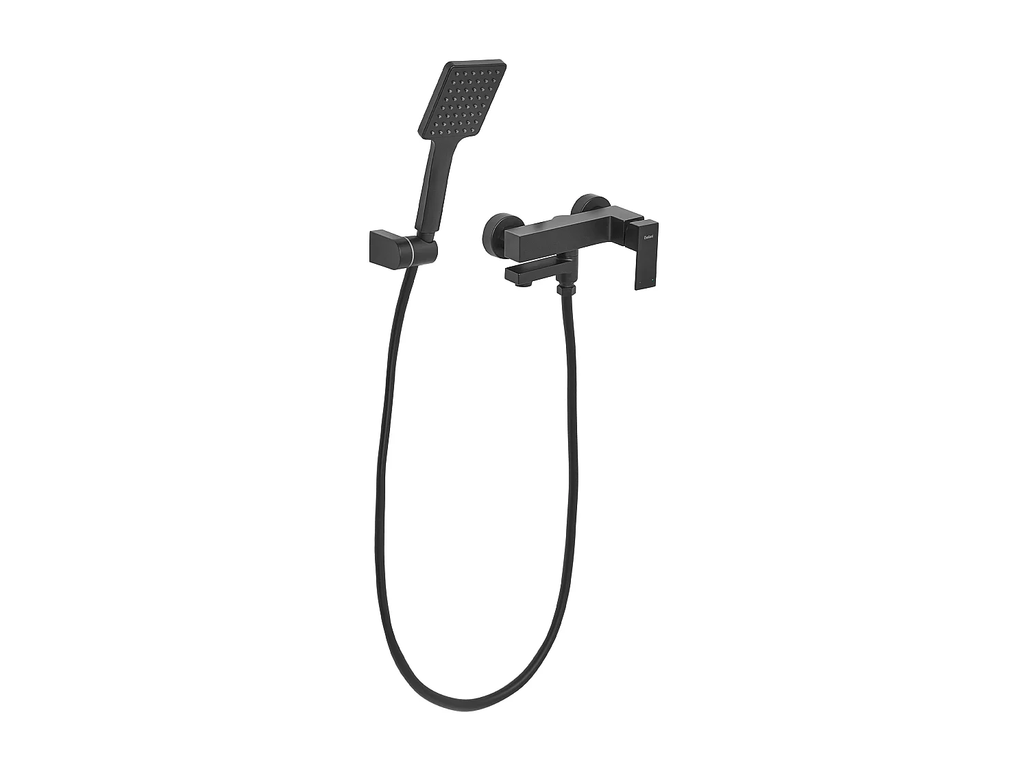 Robinet de douche mural BALNEARIO Noir