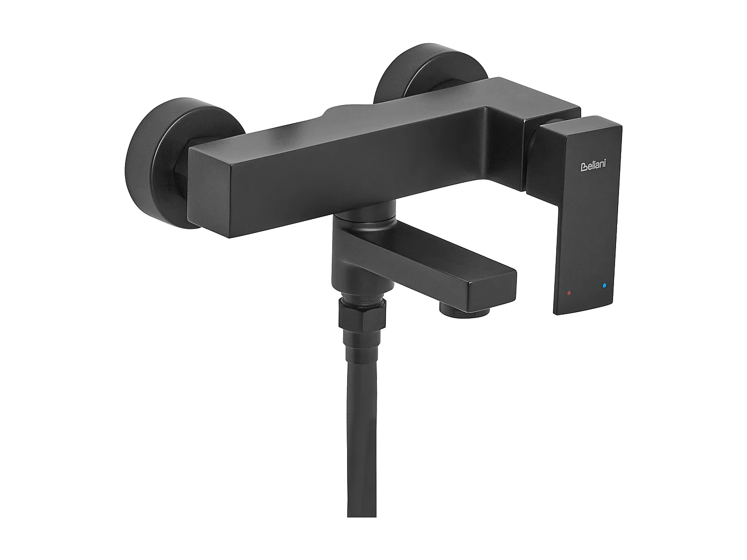 Robinet de douche mural BALNEARIO Noir