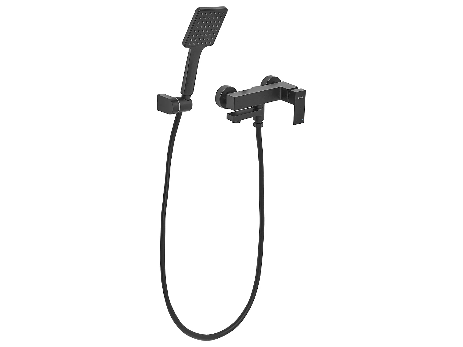 Wall Mounted Bath Shower Mixer Tap BALNEARIO Black