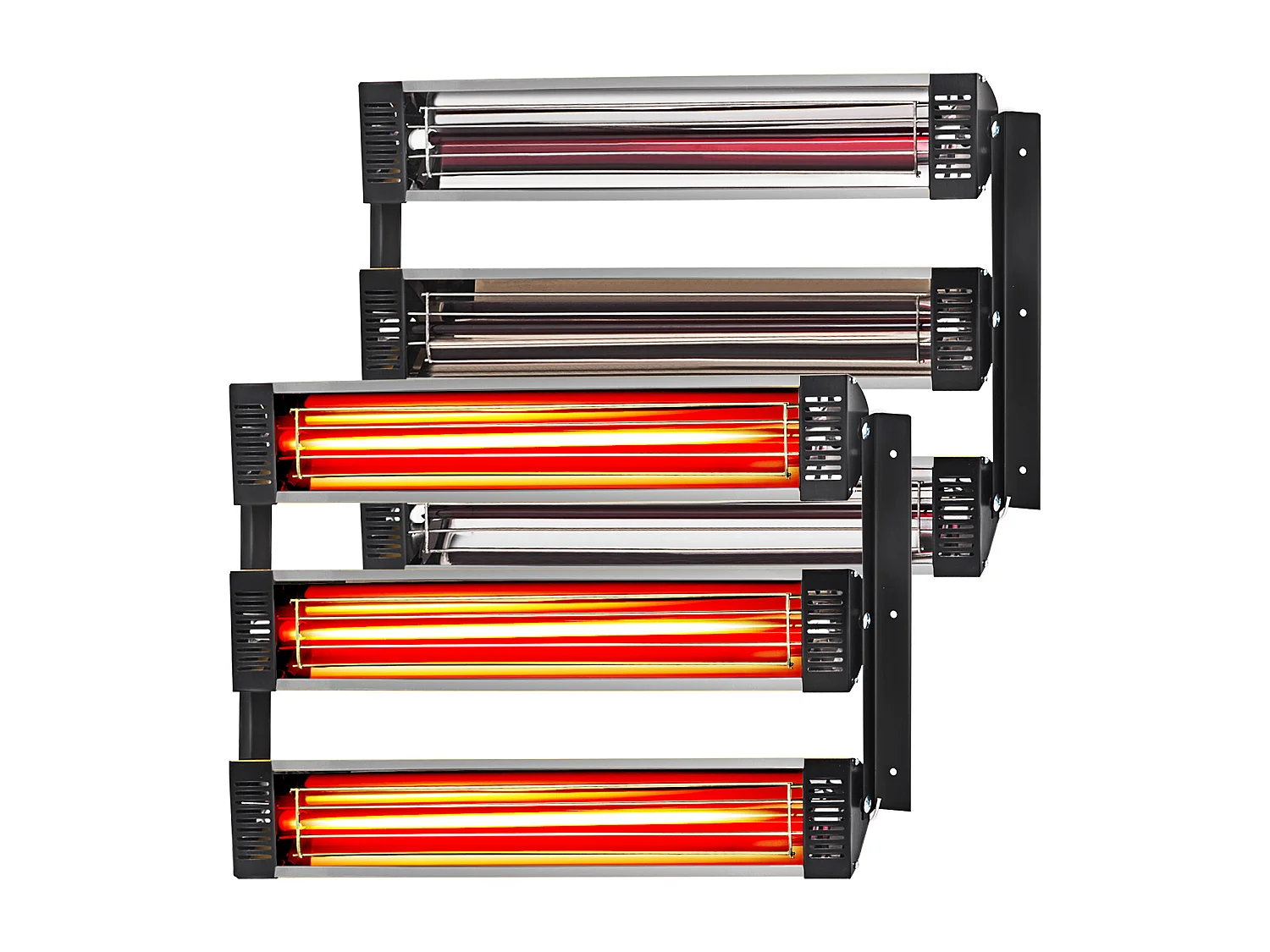 Uithardingslamp SucceBuy 2 Sets 3000W Infrarood Verfverwarmer Spuitcabinelamp voor Schilderen, Betrouwbaar en Efficiënt Drogen voor uw Projecten