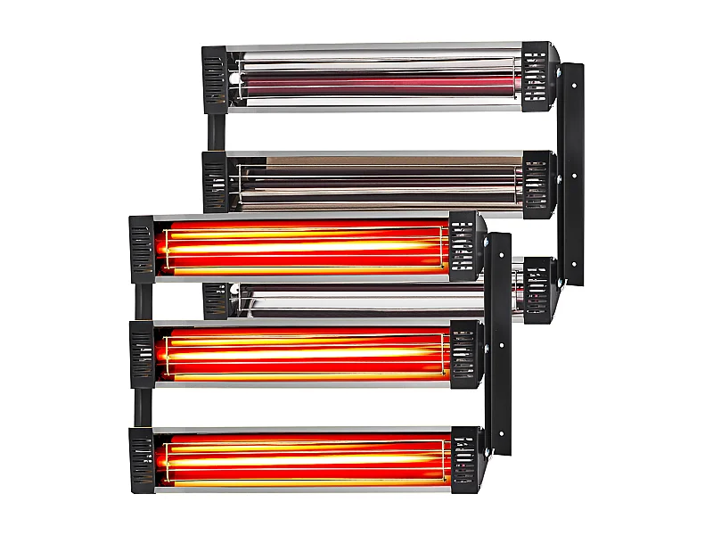 Uithardingslamp SucceBuy 2 Sets 3000W Infrarood Verfverwarmer Spuitcabinelamp voor Schilderen, Betrouwbaar en Efficiënt Drogen voor uw Projecten