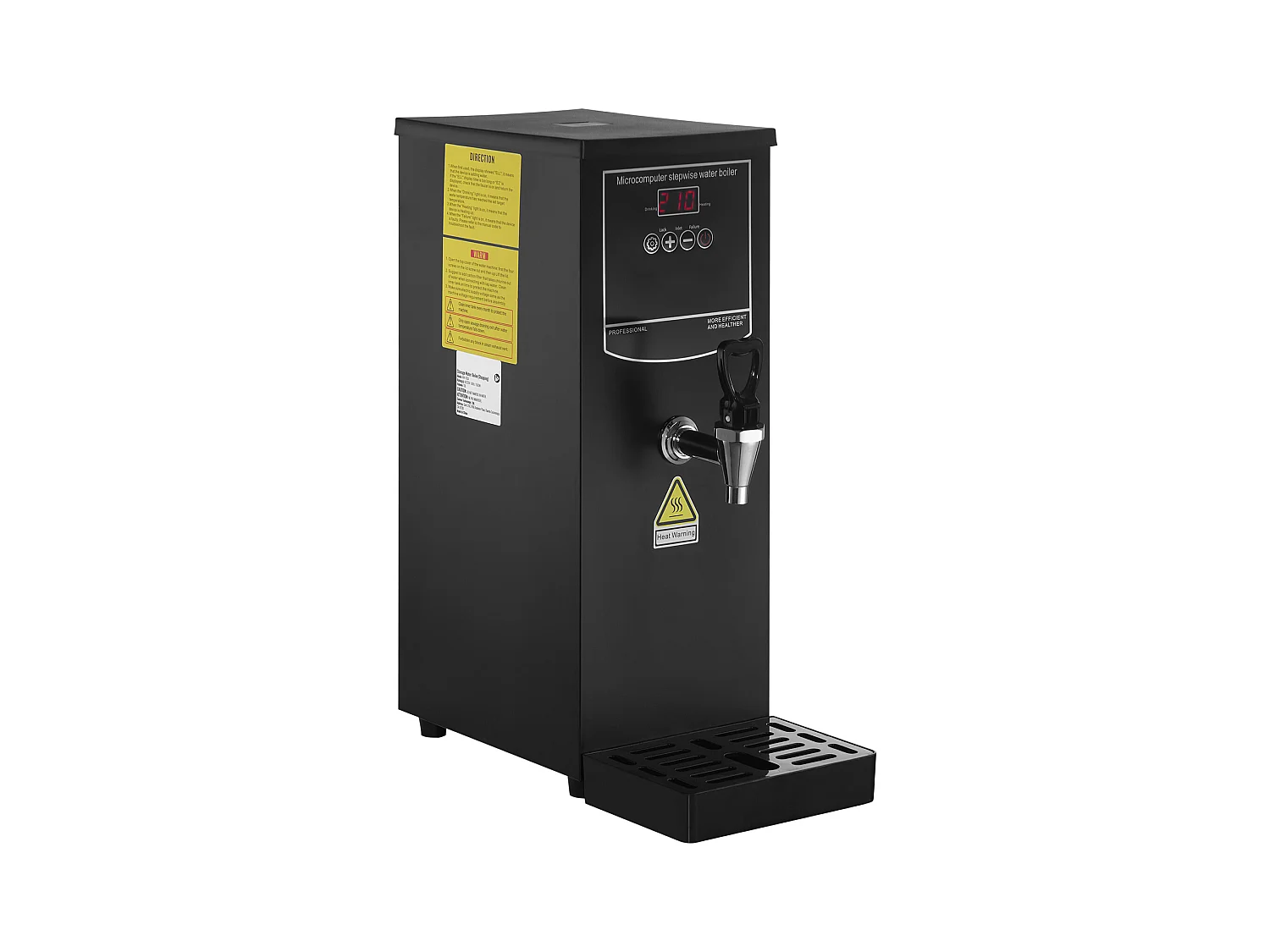Wasserbrunnen SucceBuy Gewerblicher Warmwasserbereiter, 2500 W, 50 L/H Durchflussrate, 10 L, für Restaurants und Büros, 187 × 247 × 496 mm, 4,7 kg