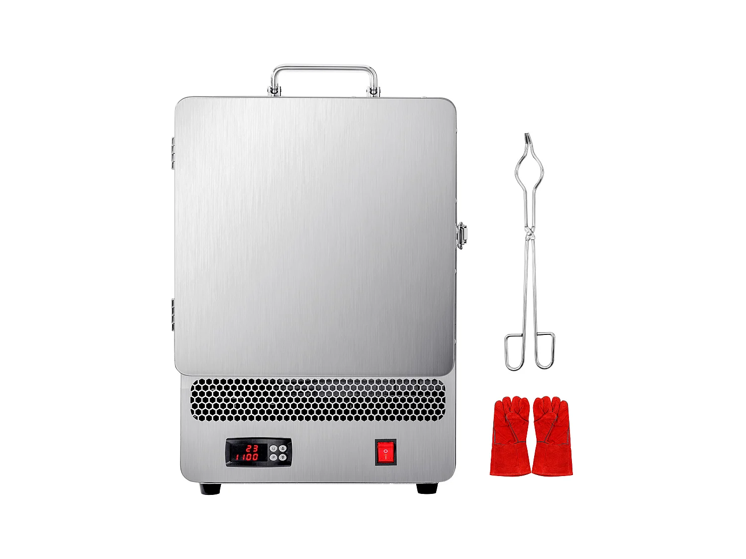 Four de Fusion de Table SucceBuy 1500 W, Four de Fusion d'Or Électrique en Acier Inoxydable, Température 1200 °C, pour Glaçage sur Poterie et Argent