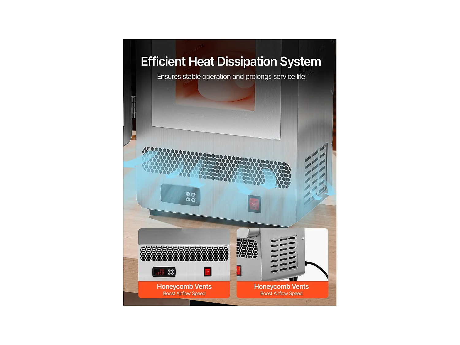 Four de Fusion de Table SucceBuy 1500 W, Four de Fusion d'Or Électrique en Acier Inoxydable, Température 1200 °C, pour Glaçage sur Poterie et Argent