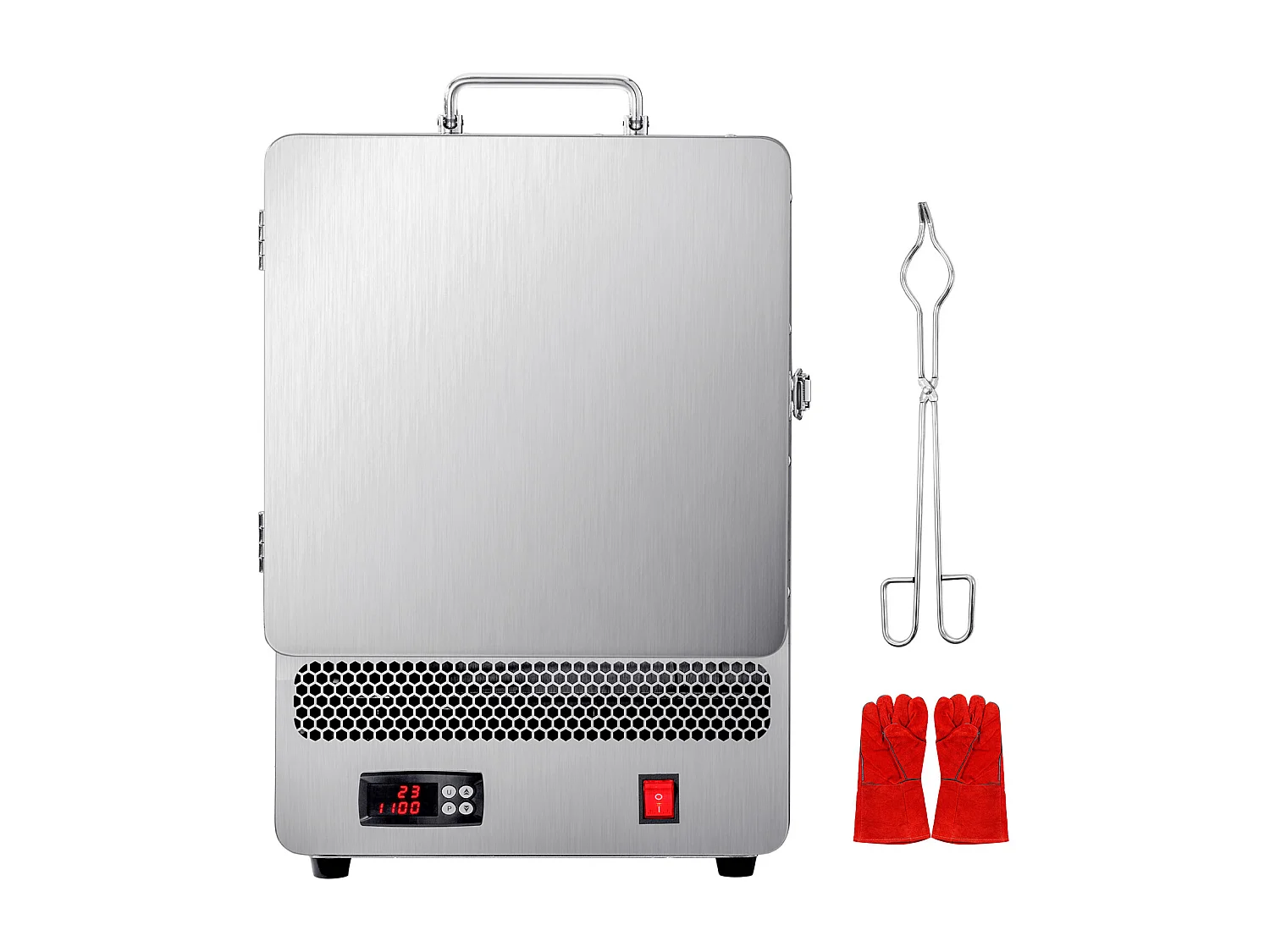 Four de Fusion de Table SucceBuy 1500 W, Four de Fusion d'Or Électrique en Acier Inoxydable, Température 1200 °C, pour Glaçage sur Poterie et Argent