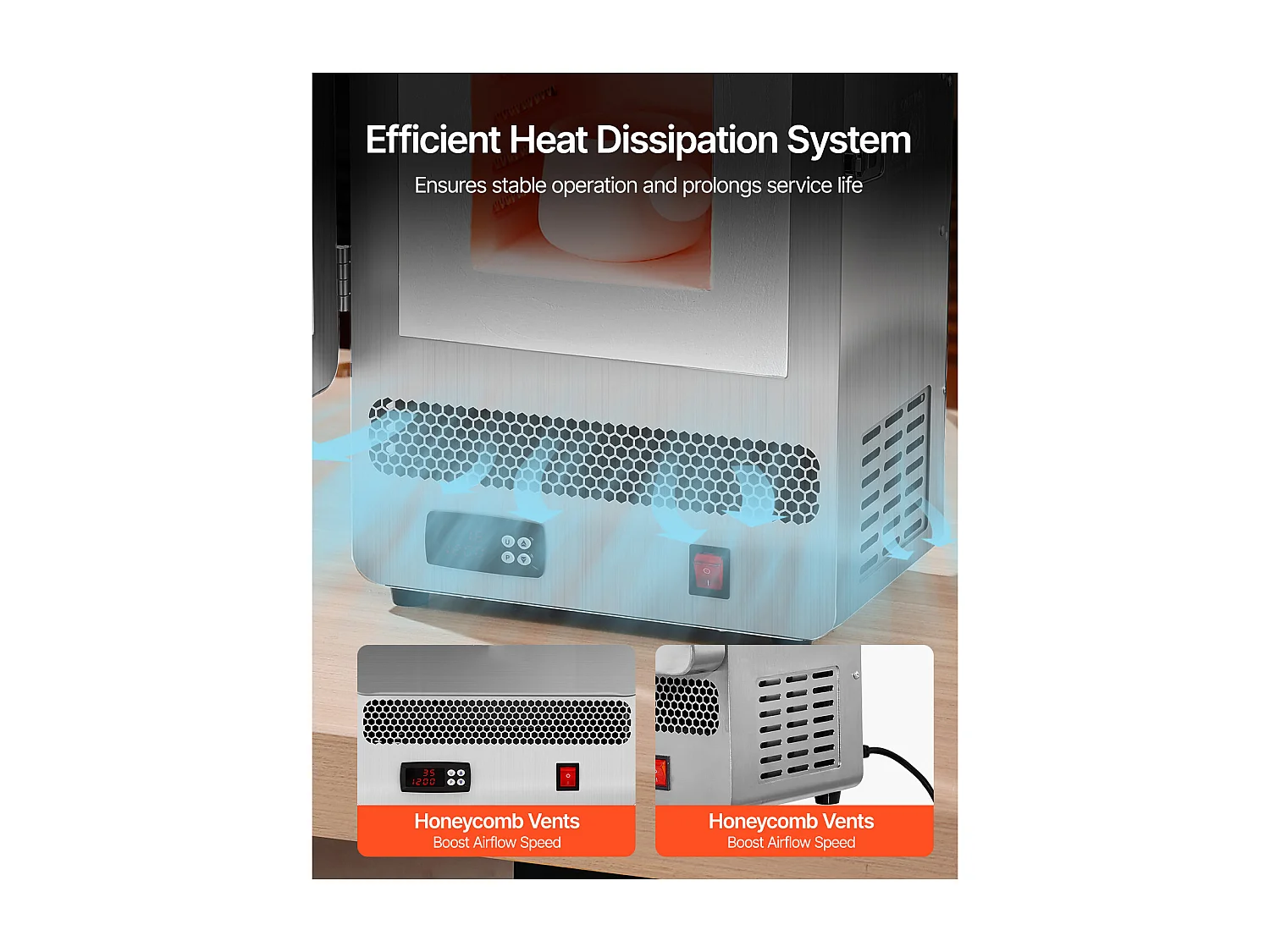 Four de Fusion de Table SucceBuy 1500 W, Four de Fusion d'Or Électrique en Acier Inoxydable, Température 1200 °C, pour Glaçage sur Poterie et Argent