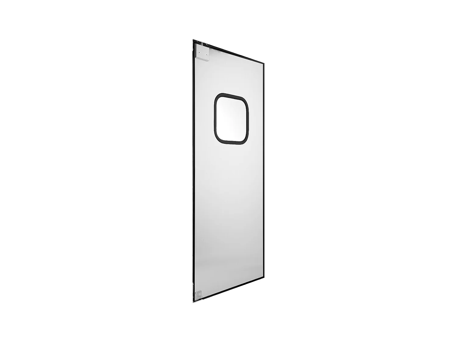 Porte Battante SucceBuy en Acier Inoxydable, à Panneau Simple pour Ouverture de Porte 91x213 cm, Facile à Installer, Fonctionnement Fluide et Silencieux