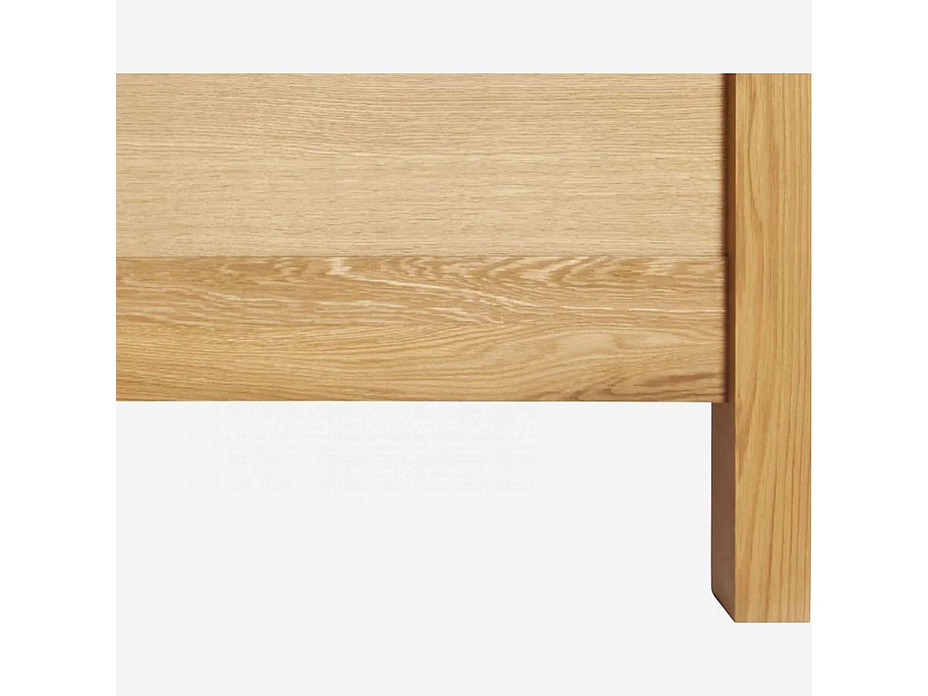 Habitat - Lit  160 x 200 cm en chêne massif - Naturel - Hanita