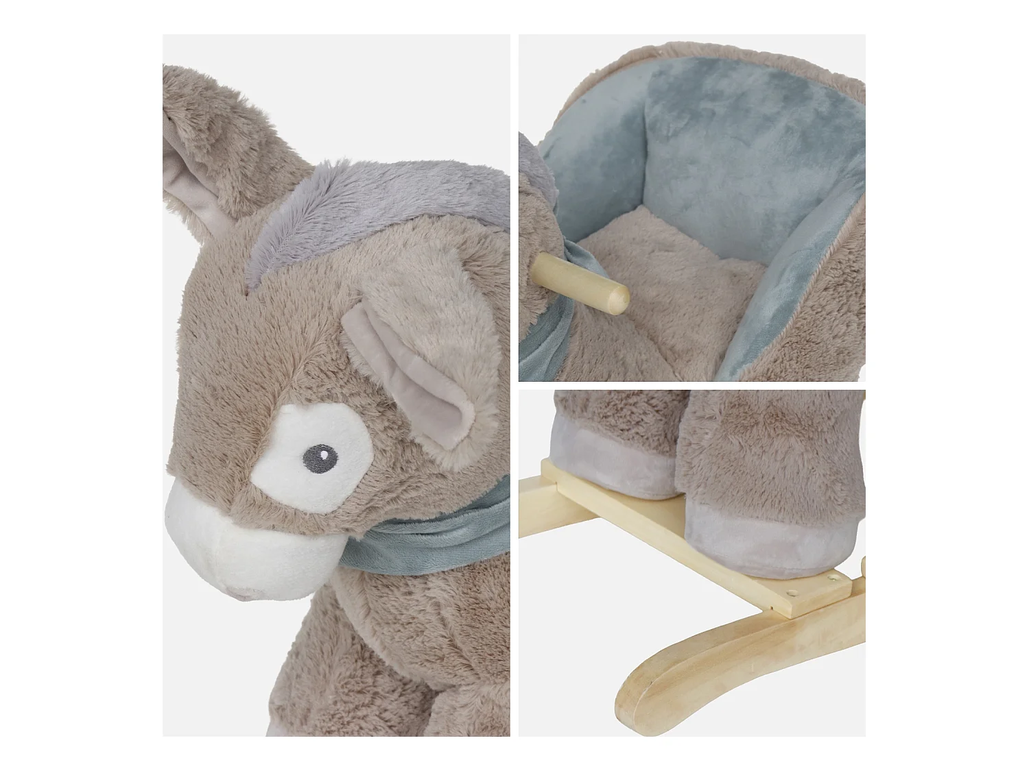 Fauteuil âne à bascule pour enfant