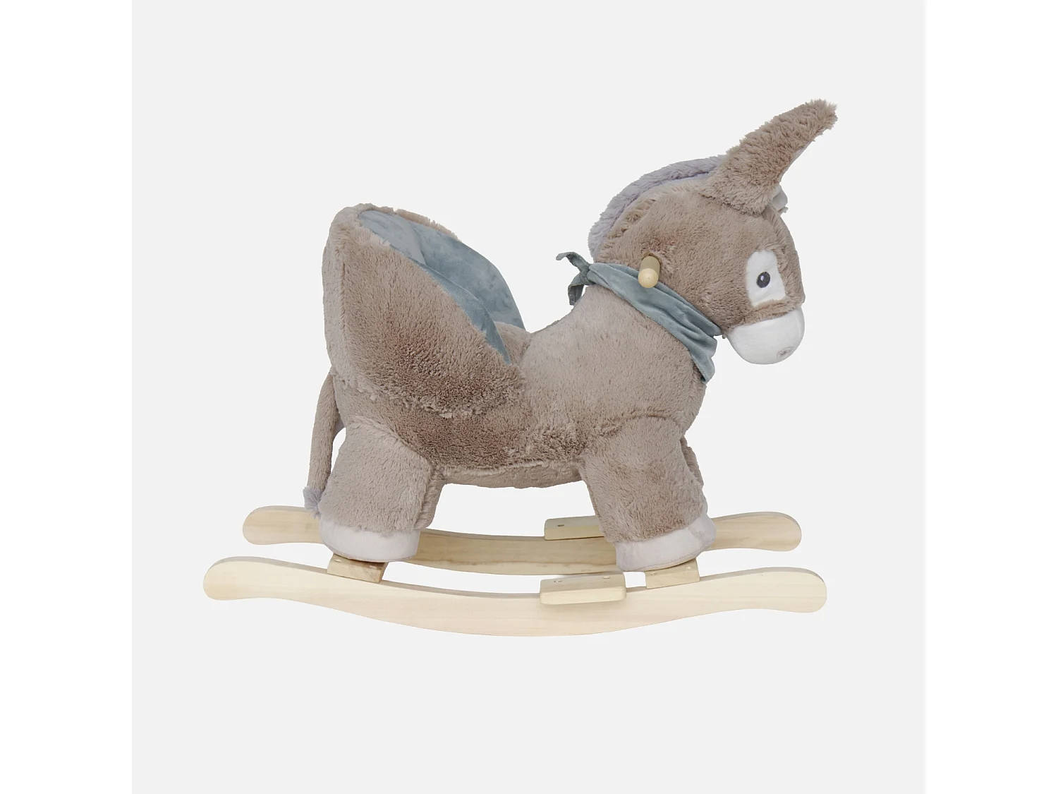 Burro balancín para niños blanco