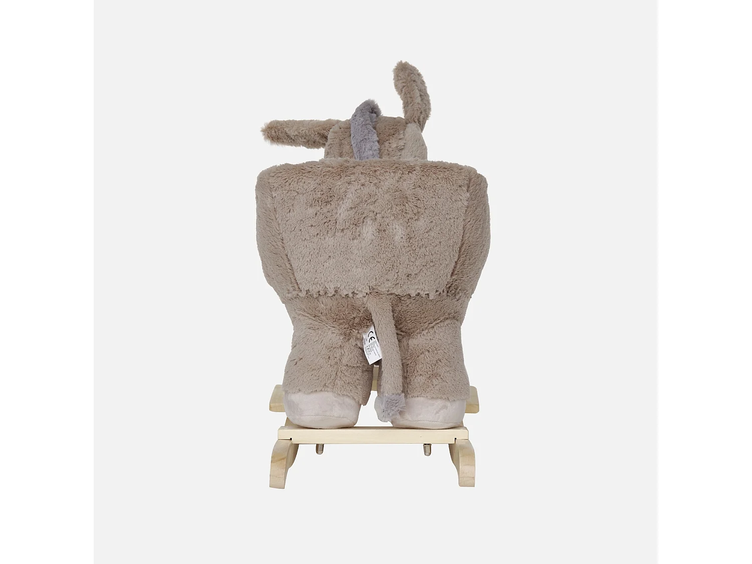 Burro balancín para niños blanco