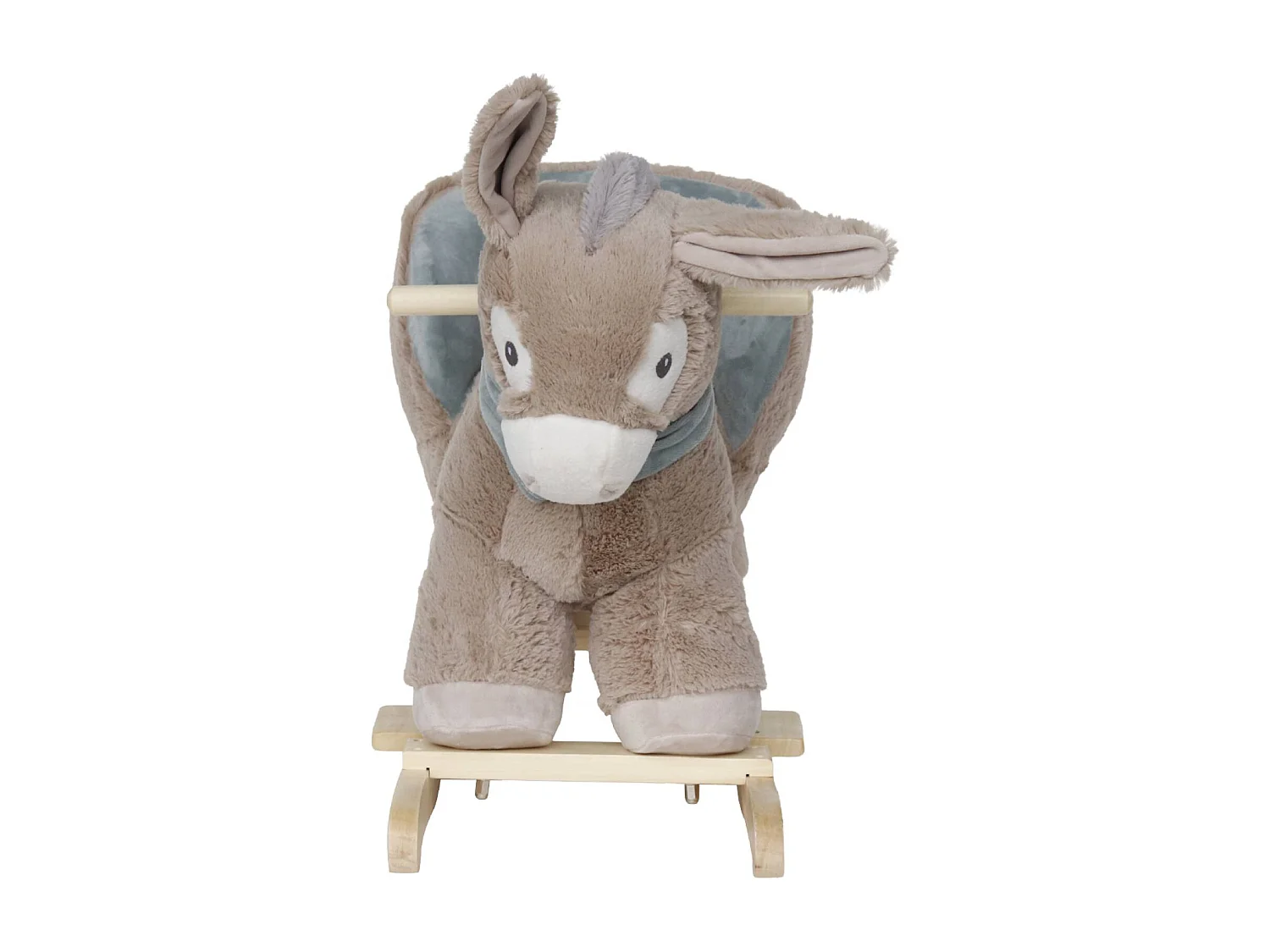 Sedia a dondolo asino per bambini, bianco