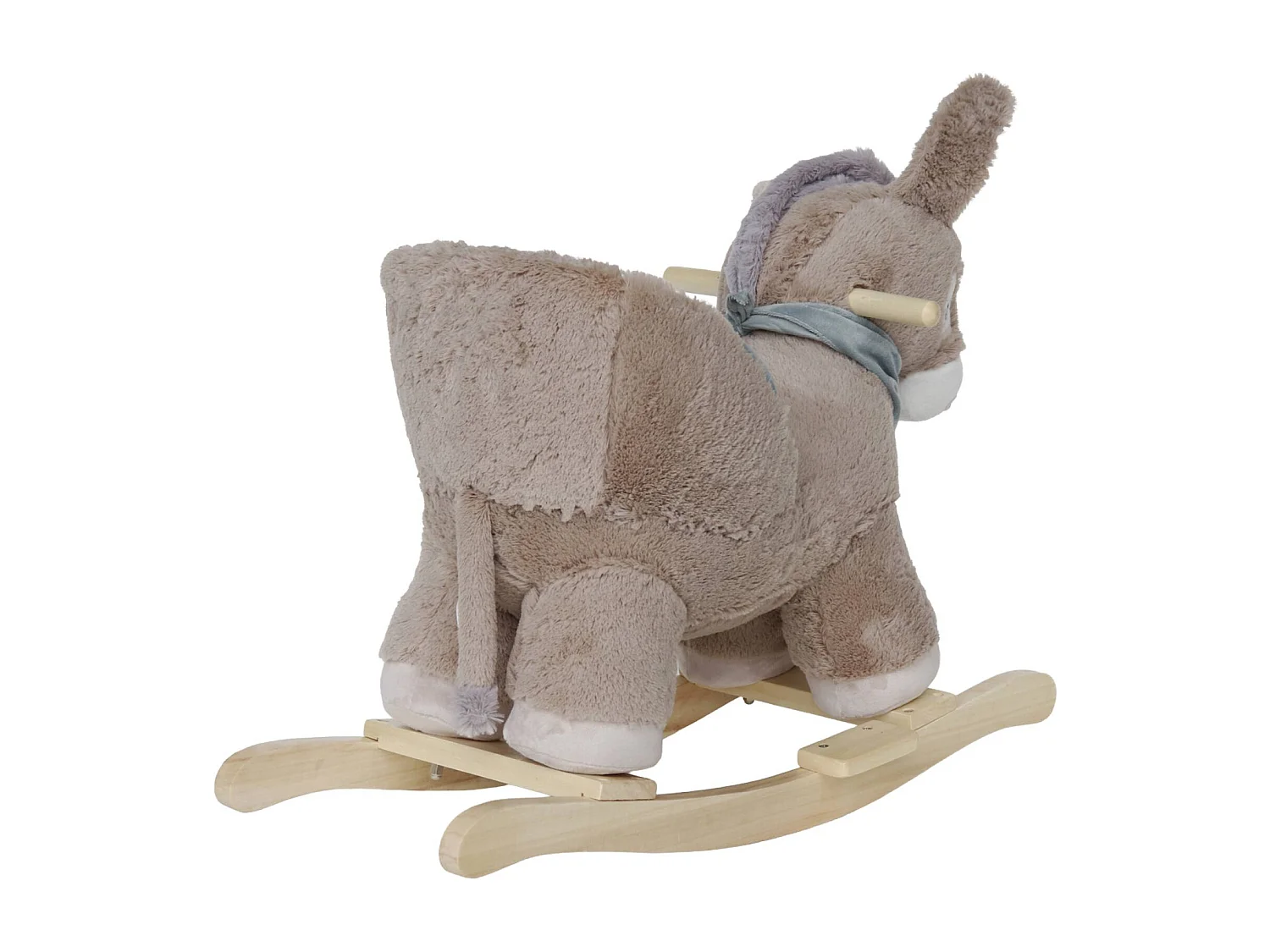 Sedia a dondolo asino per bambini, bianco