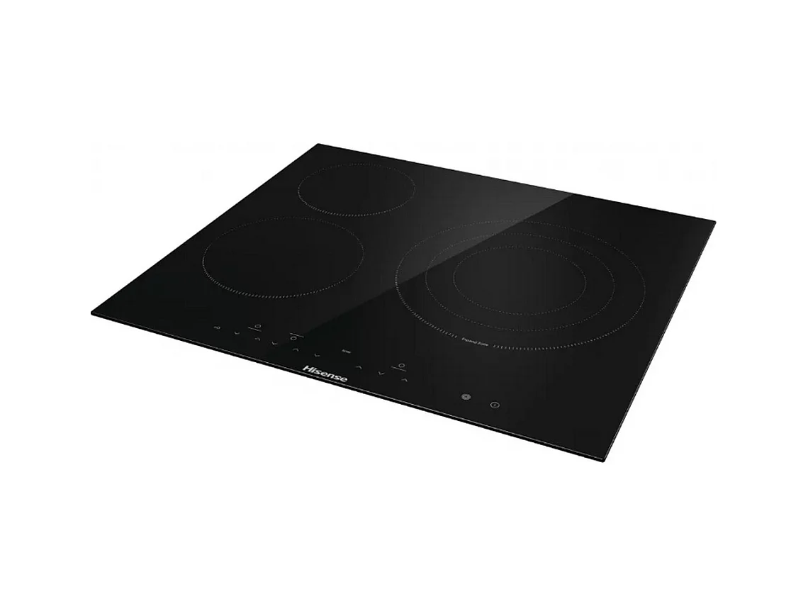 Hisense Table de cuisson vitrocéramique 60cm 3 feux 5700w noir - E6332BSCE