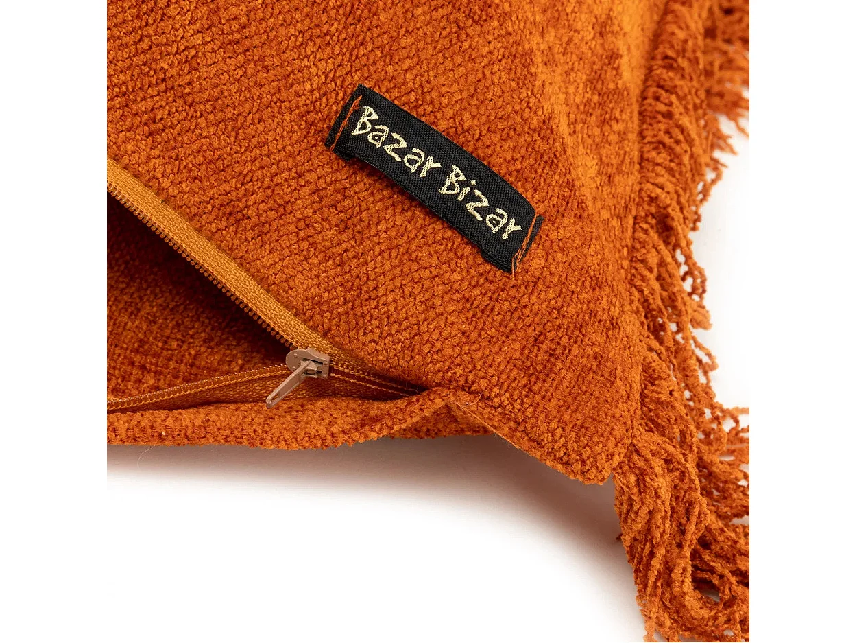 La Housse De Coussin Oh My Gee - Velours Rouille - 35x100