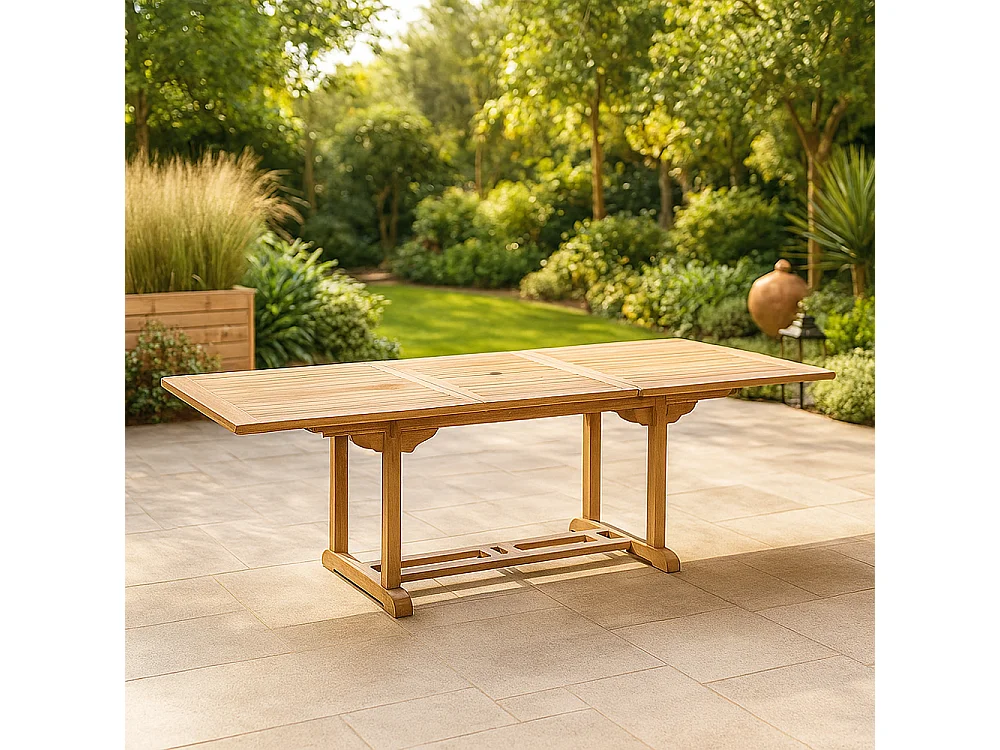 Table rectangulaire + 10 chaises KAJANG
