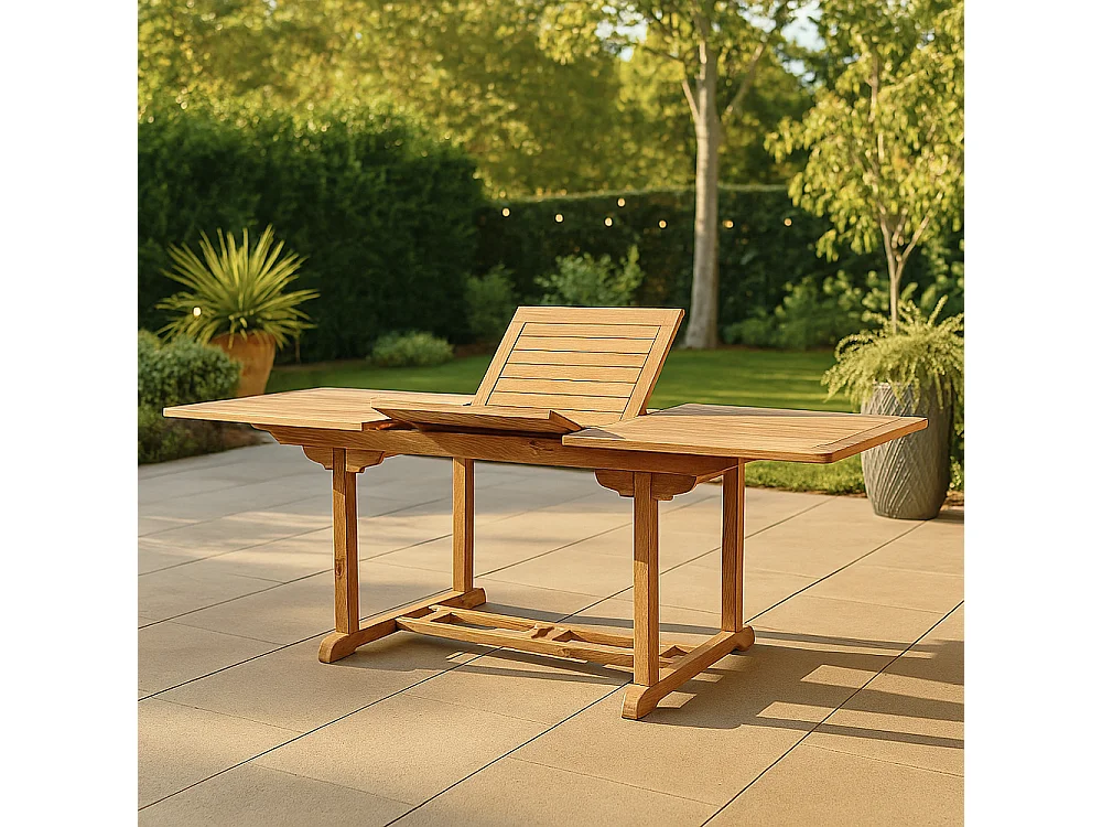 Table rectangulaire + 10 chaises KAJANG