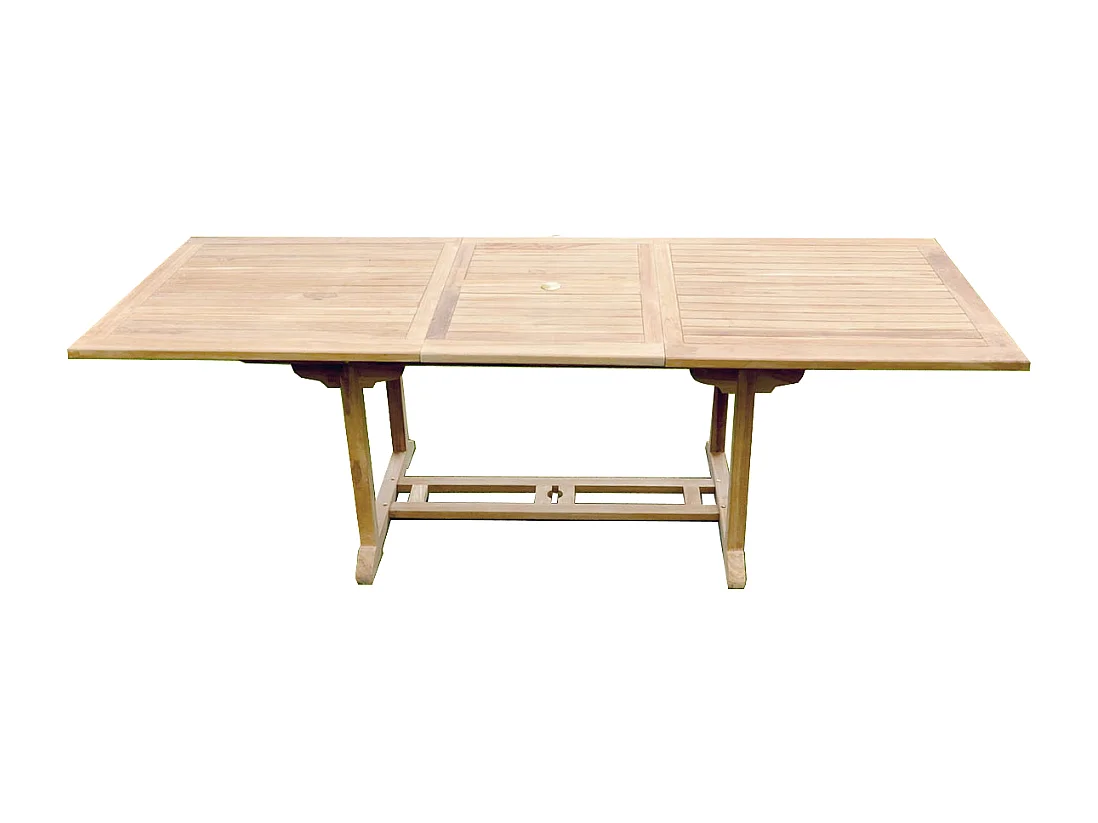 Table rectangulaire + 10 chaises KAJANG