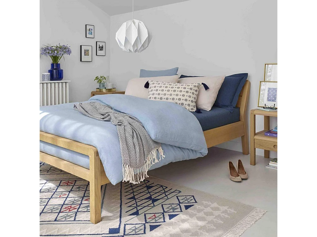 Habitat - Lit en chêne 180 x 200 cm - Naturel - Design by Simon Pengelly - Radus