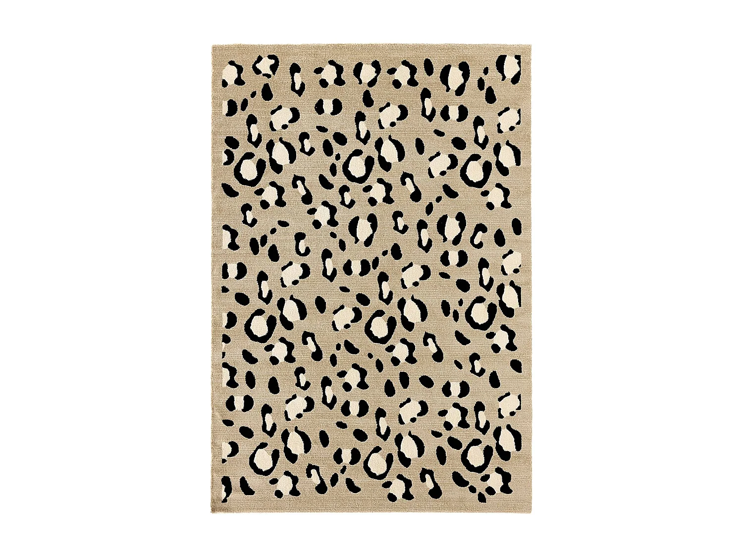 Tapis intérieur motif léopard beige 200 x 290 cm - Jack