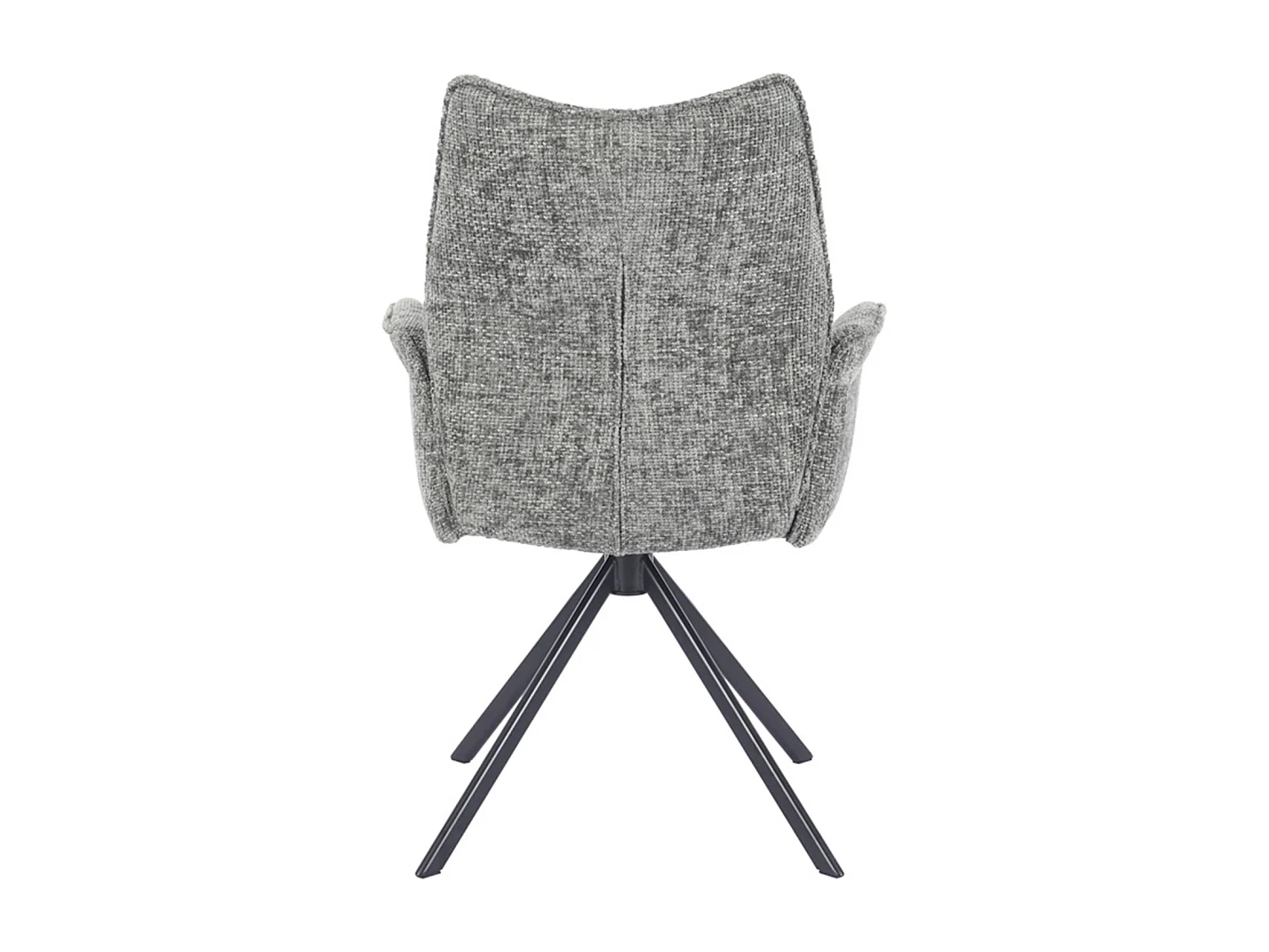 Pack de 2 sillas de comedor u oficina de 93x63x62 cm giratorias de tela en musgo Andrea