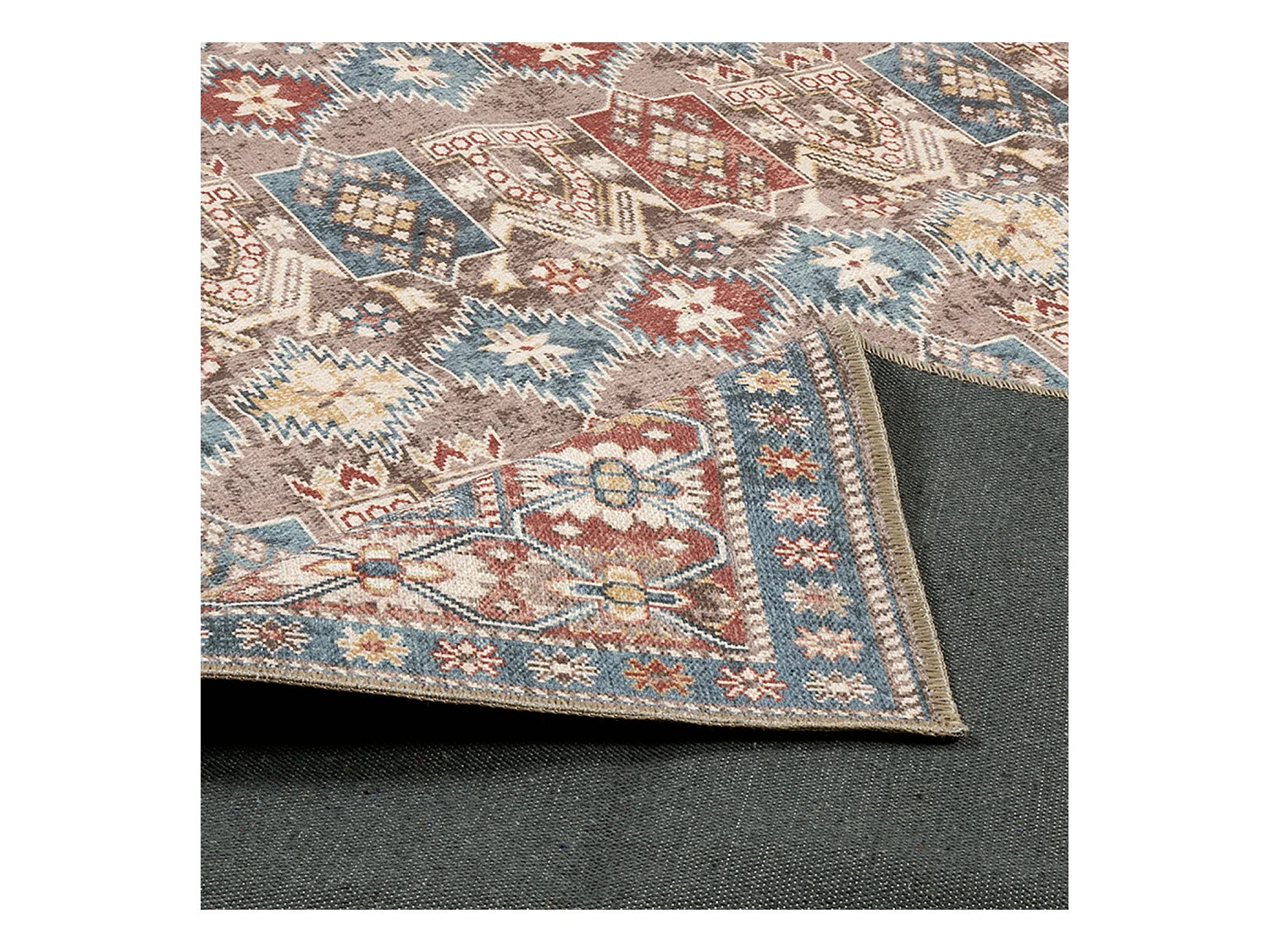 Alfombra interior motivo oriental / persa multicolor