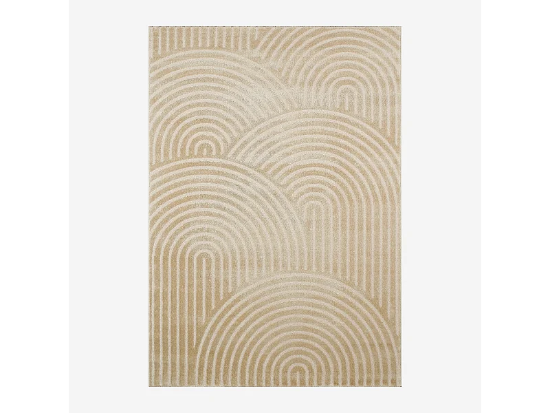 Tappeto interno motivo archi beige