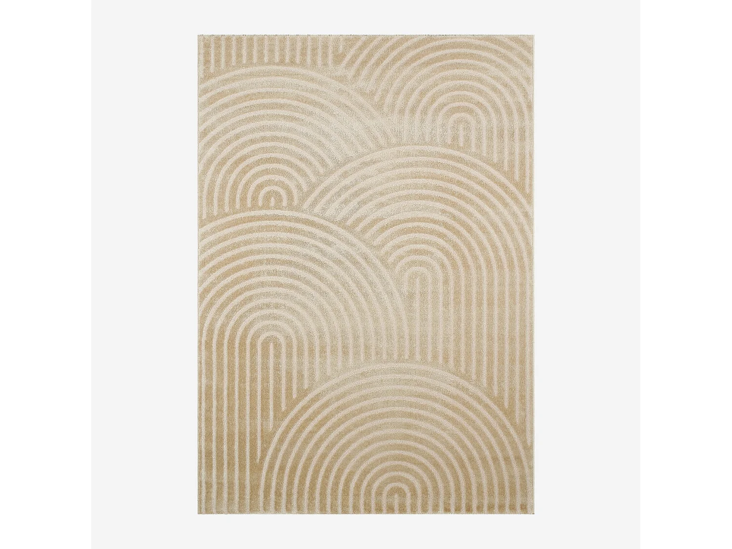 Tappeto interno motivo archi beige