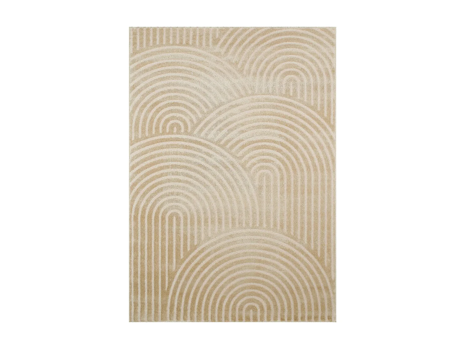 Tappeto interno motivo archi beige