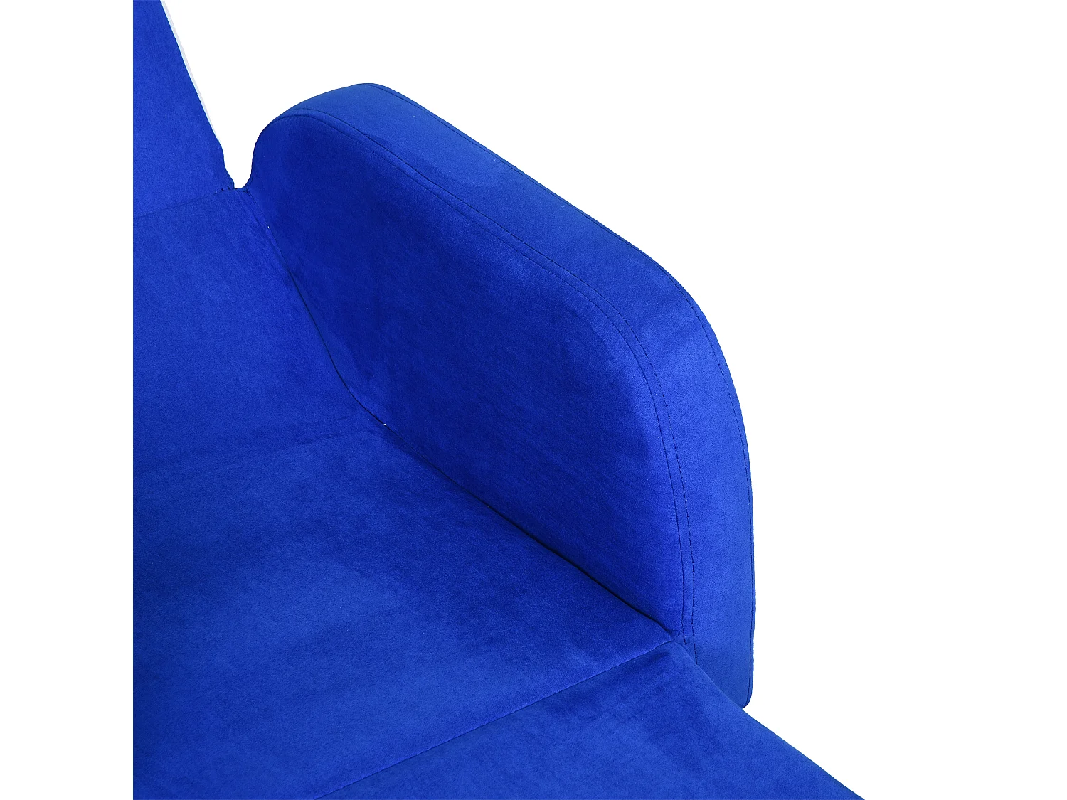 Poltroncina letto 2 in 1 per cameretta bambini 47x45x38cm blu