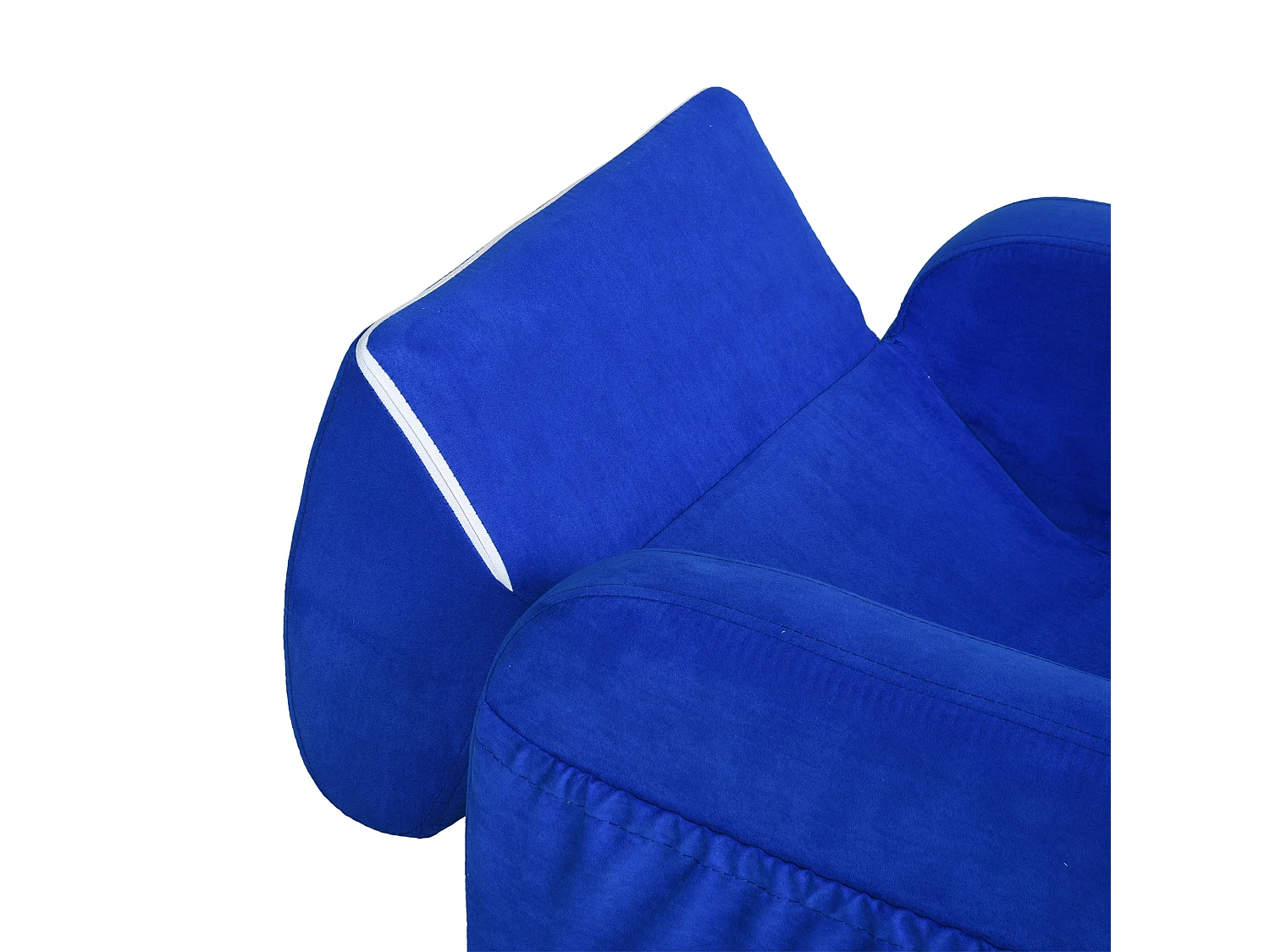 Poltroncina letto 2 in 1 per cameretta bambini 47x45x38cm blu
