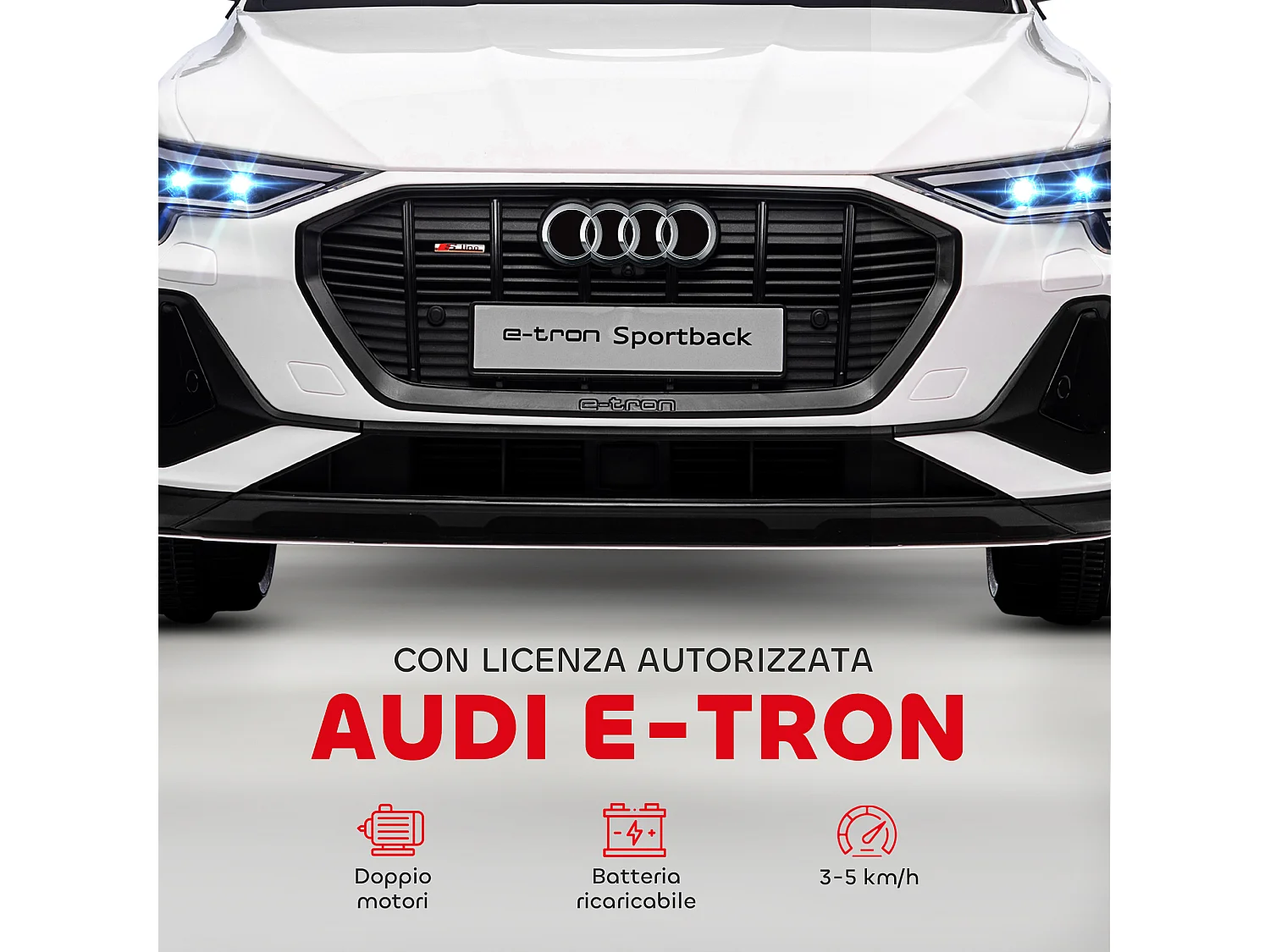 Macchina per bambini 3-5 anni 12v telecomando velocità 3-8km/h