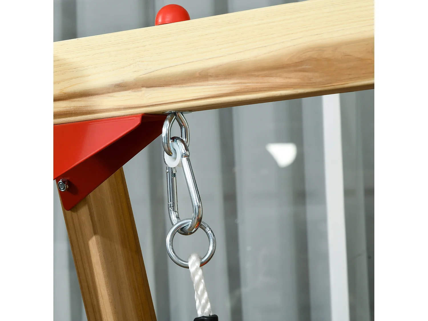 Set scivolo e altalena per bambini 18-48 mesi in legno e plastica