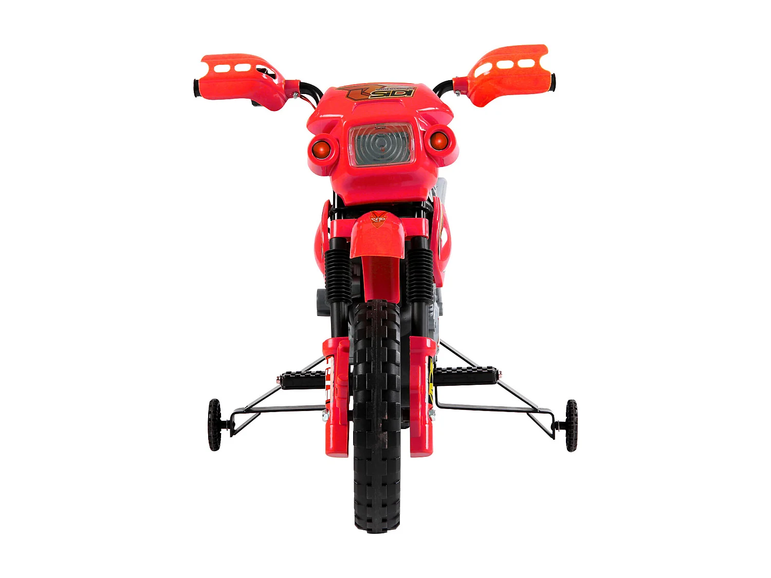 Moto elettrica per bambini 3-6 anni con ruote di sostegno
