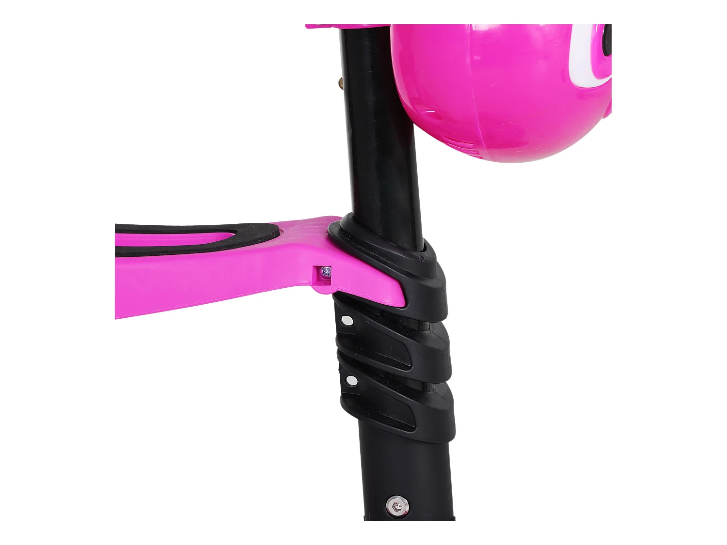 Monopattino 3 ruote per bambini altezza regolabile 62x25x72.5 cm rosa