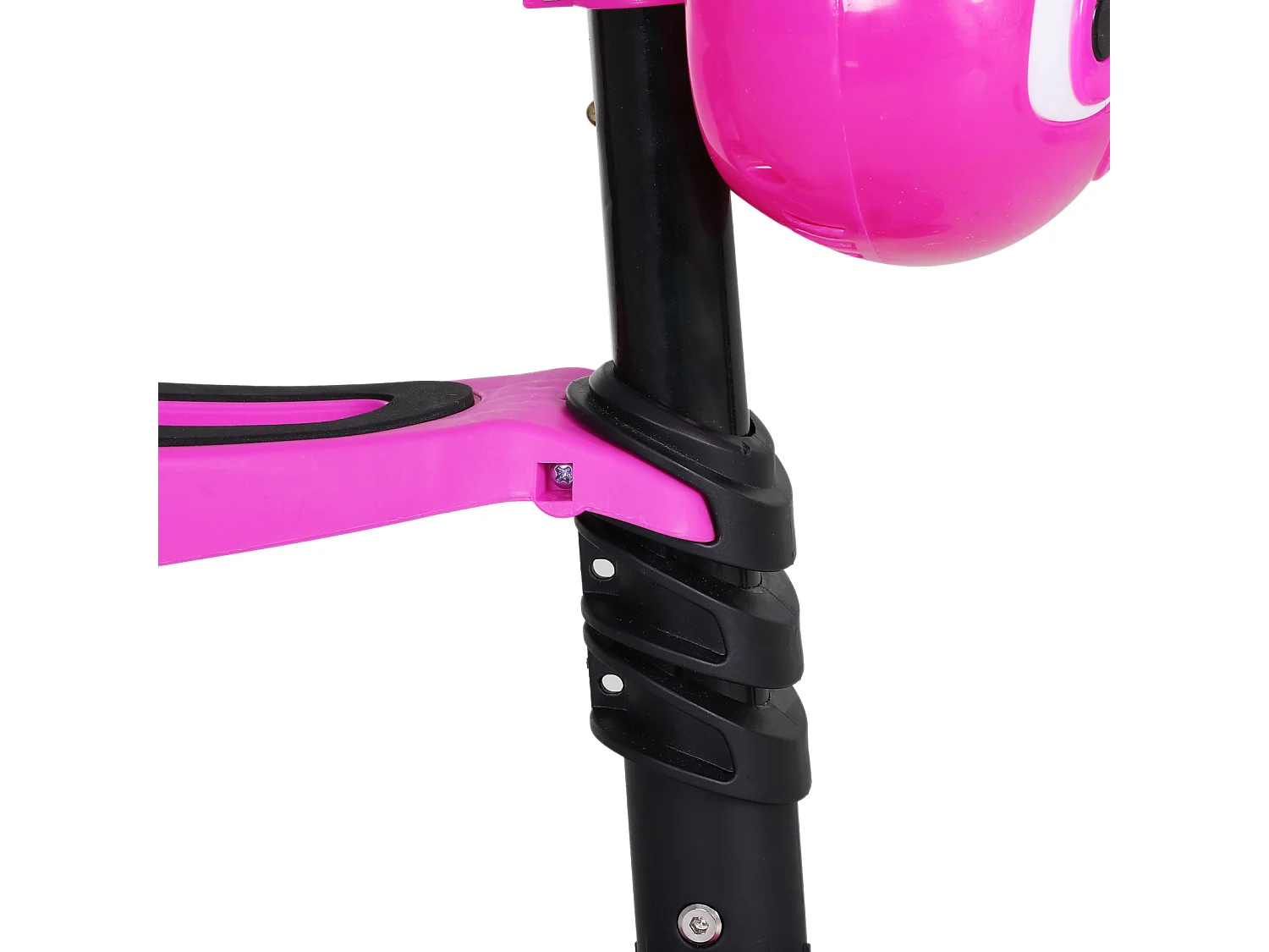 Monopattino 3 ruote per bambini altezza regolabile 62x25x72.5 cm rosa