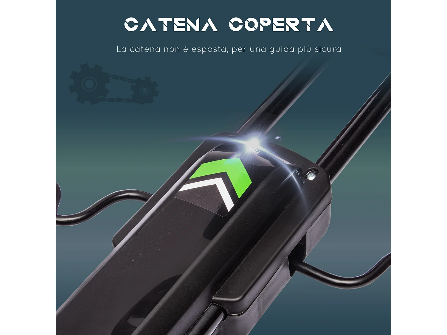 Go kart a pedali per bambini 5-12 anni in plastica e metallo rosso