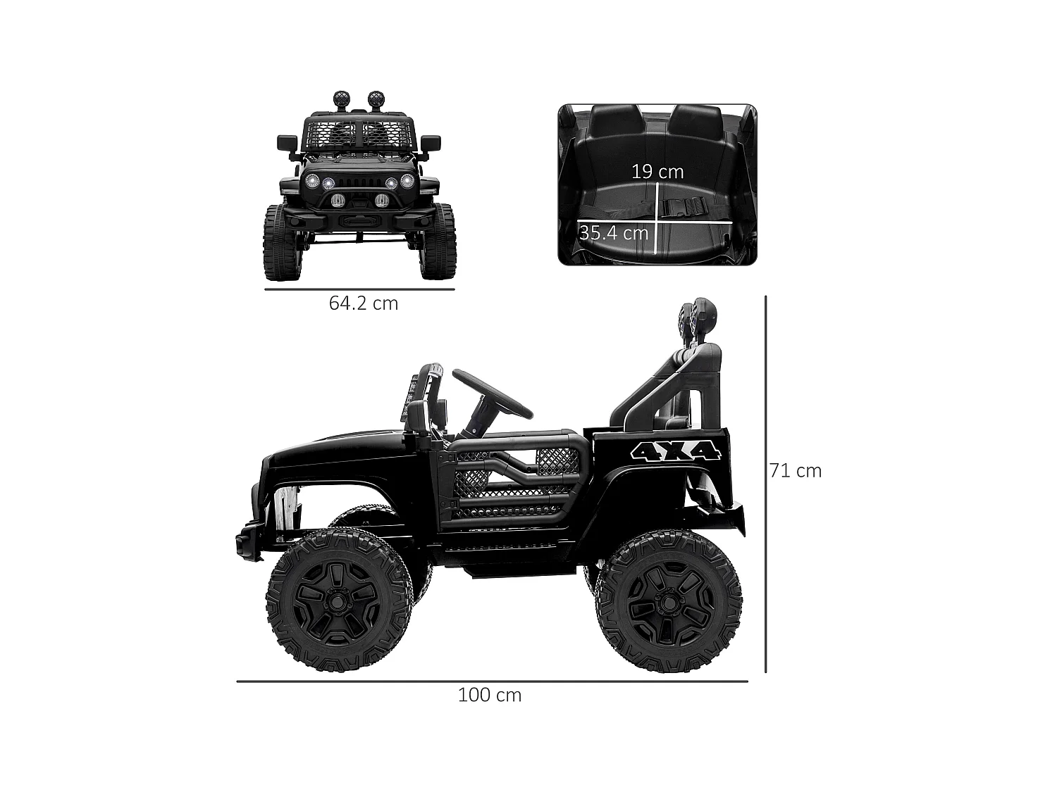 Macchina per bambini elettrica 12v guida manuale e telecomando