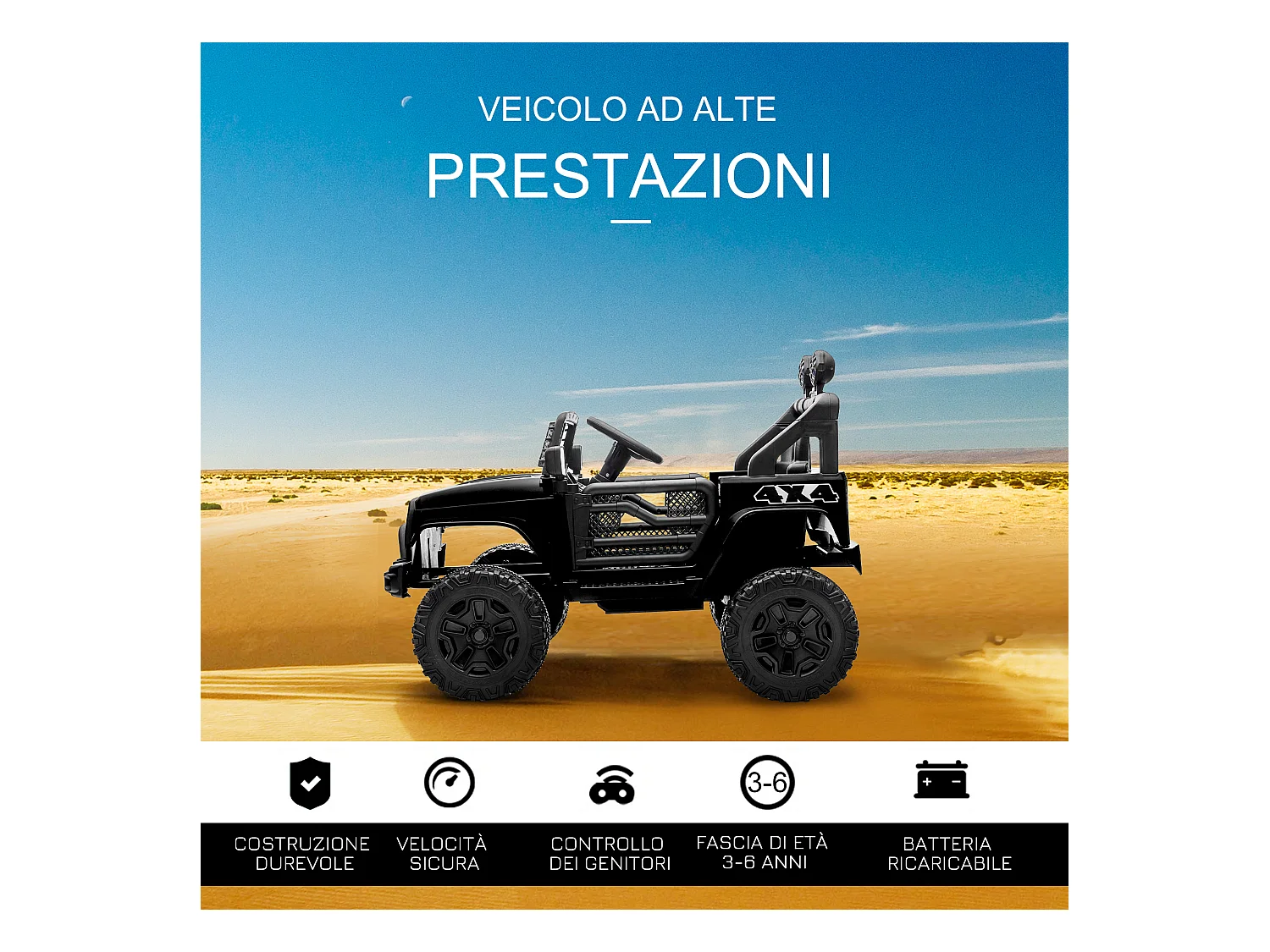 Macchina per bambini elettrica 12v guida manuale e telecomando