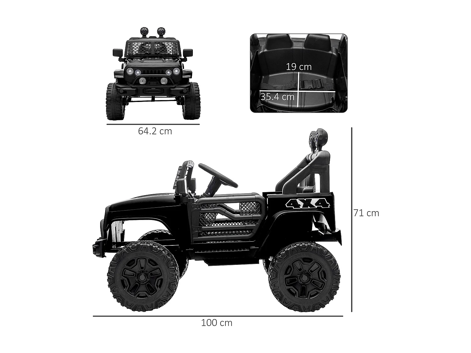 Macchina per bambini elettrica 12v guida manuale e telecomando